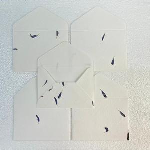 Eco Friendly Cornflower Petal <b>Handmade</b> <b>Paper</b> Recycled Floral Stationery for Wedding Invitations Gift Wrap Craft Wholesale - Product Image 4