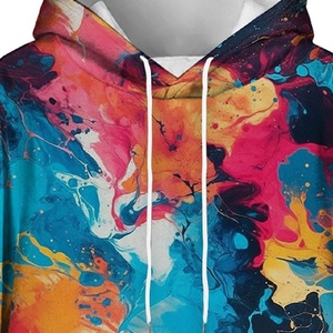 Men's Plus Size 100% Cotton Fleece Winter Loose Front Hoodie Silk Screen Printing Quick Dry Breathable Solid Hip Hop Streetwear - Product Image 6