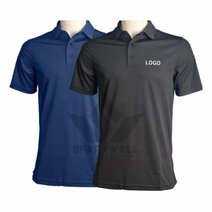 Polo en piqué de coton blanc à manches courtes pour homme, décontracté, respirant, tricoté, design uni, coupe classique - Product Image 6