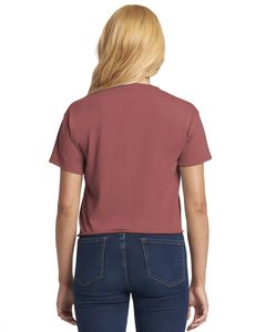 เสื้อครอปสีชมพูทะเลทรายสำหรับผู้หญิง Next Level 5080 ขายส่งเสื้อครอปเปล่าสำหรับพิมพ์ลายตามสั่งสำหรับแบรนด์แฟชั่น - Product Image 4