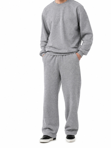 Ensemble de survêtement pour homme à col rond, idéal pour le fitness, la gym, la course à pied et les loisirs – Vêtements de sport haut de gamme sur mesure - Product Image 6