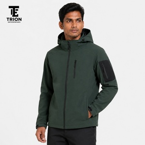 Veste softshell d'hiver sur mesure pour homme en tissu toile imperméable et à séchage rapide, service OEM disponible avec personnalisation OEM - Product Image 5