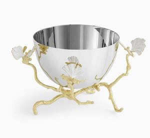 Moderno y Elegante Tazón Decorativo de Metal con Base, Perfecto para Decoración del Hogar y Centro de Mesa, Tazón Decorativo de Metal - Product Image 5