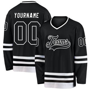 Maillots de hockey personnalisés brodés, uniformes de hockey par sublimation pour équipes et ligues, maillots imprimés numériquement, chemises de hockey cousues - Product Image 2