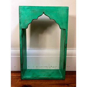 Estante de Pared Boho de Madera de Acacia Hecho a Mano con Mandala Tallado, Venta al por Mayor en Moradabad - Product Image 2