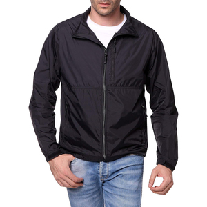 Veste coupe-vent respirante à séchage rapide unisexe, imperméable, avec capuche réglable et fermeture éclair pour les activités de plein air - Product Image 6