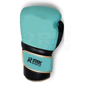 Gants de boxe pour hommes en cuir de vachette véritable de bonne qualité, vente en gros, gants de boxe de compétition - Product Image 4