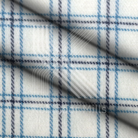Tissu à carreaux 100% coton pour chemises et surchemises pour filles/garçons, textiles de maison, utilisation pour la confection de chemises