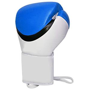 Gants de boxe professionnels en cuir PU de qualité supérieure avec fermeture auto-agrippante 12oz, gants d'entraînement extensibles pour les arts martiaux - Product Image 5