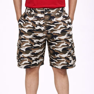 Pantalones Cortos Cargo de Camuflaje Premium para Hombre, Ligeros y Transpirables, de Mezcla de Algodón, para Comodidad Durante Todo el Día, Corte Relajado hasta la Rodilla - Product Image 1