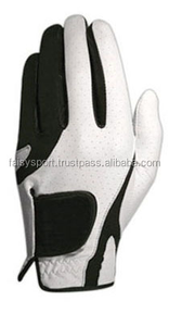 Gant de golf en cuir antidérapant pour homme et femme, respirant, en peau de mouton, adhérence douce, gants de golf personnalisés blancs avec logo personnalisé - Product Image 2