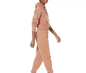 <b>Women</b> Zip Up <b>Hoodie</b> Full <b>Zipper</b> Long Sleeve Sweatshirt With Side Pockets For Gym Training Casual Outfits Wholesale Supplier - Product Image 6