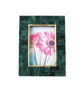 Elegant Handmade Green Marble Photo <b>Frame</b> Luxury Natural Stone Picture <b>Frame</b> for Home Decor Office & Gift Use Wall <b>Mount</b> - Product Image 5