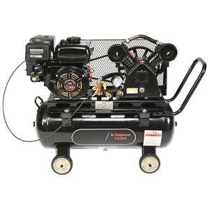 Serbatoio orizzontale per compressore d'aria da 13,2 galloni, 7HP, alimentato a benzina, 9CFM@115PSI, pompa a pistone, utensili pneumatici - Product Image 1