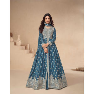 Salwar Kameez de Alta Calidad Estilo Pakistaní con Bordado Intenso, Traje Especial para Graduación, Nuevo Diseño Fabzonefabindia Regular - Product Image 1