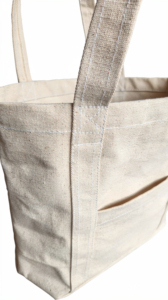 Bolsa de Lona OEM Extra Grande con Cierre de Cremallera, Diseño de Letras, Asa para Hombro y Bolsillo Frontal para Uso Diario - Product Image 5