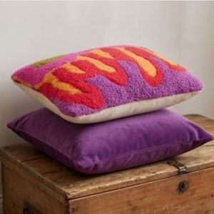 Bohemian Knitted Rectangle Cushion Cover Abstract Geometric Pattern Handmade Wool Acrylic Home Decor Pillow Case at Wholesale - Product Image 3