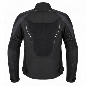 Factory Price Slim Fit Men Motorbike Racing Cardura <b>Jacket</b> Reflective Strips Ventilated <b>Summer</b> Textile <b>Motorcycle</b> Riding <b>Jacket</b> - Product Image 3