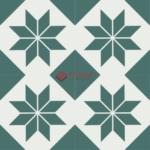 Carrelage en ciment contemporain 190x190mm pour la décoration murale extérieure - Product Image 1