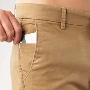 Pantalon de bureau vierge personnalisable en tissu Oxford 100 % coton, pantalon homme lavé pour garçons, vente en gros - Product Image 2