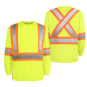 Conjuntos de Ropa de Seguridad de Alta Visibilidad, Uniformes de Trabajo de Alta Calidad, Logotipo Personalizado, LED Intermitente Reflectante, Clase 2, Camisas y Pantalones para Trabajadores, CE - Product Image 3