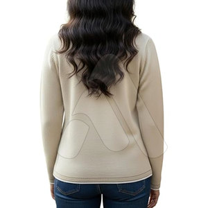 Suministro Directo de Fábrica, Ropa de Punto de Invierno Cómoda y Casual para Mujer, Bordada, 100% Algodón, Antiencogimiento, Transpirable, de Secado Rápido - Product Image 3