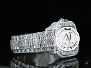 Montre mécanique à cadran carré en acier inoxydable avec incrustation de diamants, lunette en cristal, bracelet de 20 mm, style analogique, bijou de mode - Product Image 3