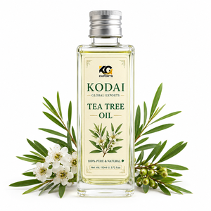 Aceite de Árbol de Té 100% Puro y Natural, 100 ml en Botella Ámbar con Enchufe Estadounidense, 100 g, de Tamil Nadu, Cuidado Personal - Product Image 1