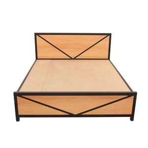 Lit en métal industriel avec fonction de démontage, taille personnalisable, artisanat, meubles de chambre à coucher, provenance du Rajasthan, Inde - Product Image 3