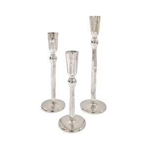 Best Quality Aluminium Metal <b>Candle</b> Pillar Holder Table Centerpiece for Christmas Occasions <b>Set</b> <b>of</b> 3 - Product Image 1
