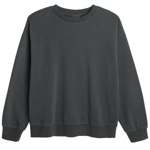 Conjunto Deportivo Urbano para Adultos, Invierno, Gris Oscuro Sólido, 2 Piezas, Premium, 100% Algodón, Sudadera Cómoda, Cintura Elástica, Puños Acanalados, Casual - Product Image 2