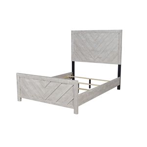 Letto Denver in Legno Grigio Stile Moderno, Elegante e Raffinato - Product Image 3