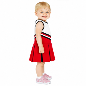 Traje de Baile para Niña, Uniforme de Animadora, Venta al por Mayor de Fábrica, Disfraz Juvenil Sublimado - Product Image 2