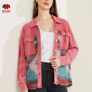 Ryan Pro Gear <b>Customized</b> <b>Denim</b> <b>Jacket</b> For Women Breathable and Comfortable Fabric with <b>Customized</b> Logo OEM Design - Product Image 3