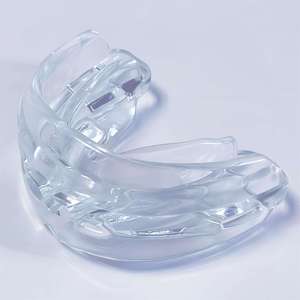 Top Selling Moldable Silicone <b>Mouth</b> <b>Guard</b> Blue Clear Protective <b>Sports</b> Gear for Boxing Lightweight Universal Adult Use Standard - Product Image 3