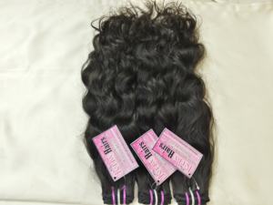 Mèches de cheveux indiens bruts ondulés naturels 100 % non traités Remy doux, frontaux en dentelle 360, cuticules alignées, cheveux de temple du Tamil Nadu - Product Image 5