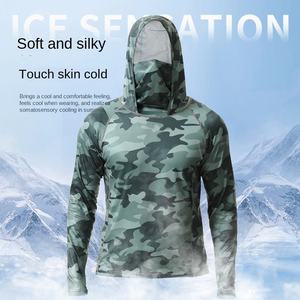 ผู้ผลิตเสื้อฮู้ดตกปลาป้องกันรังสียูวีแบบสั่งทำขายส่ง OEM ผ้าอินเตอร์ล็อค รับผลิตแบรนด์ส่วนตัว ผลิตจำนวนมาก - Product Image 6
