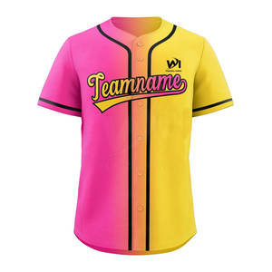 Uniforme de Béisbol de Último Diseño y Nuevo Estilo, Uniforme de Béisbol de Color Sólido de Primera Calidad para Venta en Línea - Product Image 3