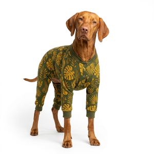Sudadera con Capucha para Perro con Estampado Tropical, Ropa Cómoda para Mascotas, Ropa de Verano - Product Image 1