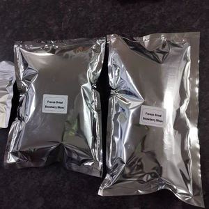 Fresas Enteras Liofilizadas, Snacks de Fruta Deshidratada Premium, Listas para Comer, Sin Transgénicos, Envasadas al Vacío, 1 kg - Product Image 1