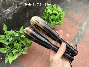 Cuchara para Zapatos Rectangular de Cuerno de Búfalo Natural de ILAHI, Hecha a Mano, Ecológica y Pulida, para Hombres, Mujeres y Niñas, Tamaño Personalizado, Uttar - Product Image 3