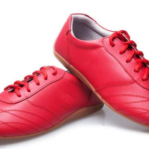 Chaussures de boxe personnalisées, durables, stables et sur mesure, en cuir véritable, légères, bicolores. - Product Image 2