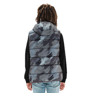 เสื้อกั๊กผ้าแคนวาสบุใยสังเคราะห์สำหรับผู้ชาย สีพื้น ระบายอากาศได้ดี ซิปหนา ราคาส่ง - Product Image 4