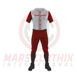 Sublimated Youth Button <b>Down</b> Baseball Uniforms For Unisex New Arrival Training Wear Baseball Softball Uniform Set - Product Image 2
