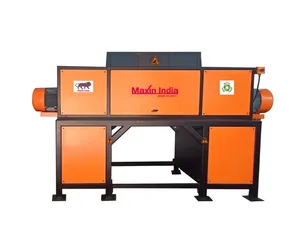 Broyeur FRP populaire à double arbre semi-automatique, capacité 500 kg/h, machine de broyage électrique de plastique pour usage commercial - Product Image 4