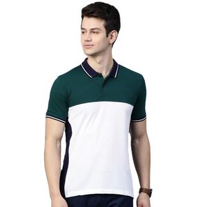 T-shirt à manches courtes pour homme en jacquard personnalisé avec logo OEM, nouveau pour l'été, séchage rapide, style polo - Product Image 1