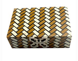 Compact resin trinket jewellery <b>box</b> handcrafted <b>storage</b> organizer <b>decorative</b> case ideal <b>for</b> rings earrings travel accessories - Product Image 5