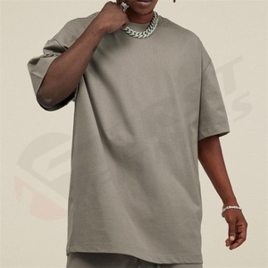 Camisetas Casuales de Verano para Hombre, 100% Algodón, de Alta Calidad, con Logotipo Personalizado Impreso, Tejido de Punto, Manga Corta, 280gsm, al por Mayor - Product Image 6