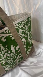 Green Print <b>Tote</b> <b>Bags</b> - Product Image 5