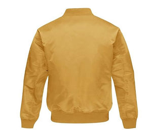 Blouson Bomber Décontracté Homme de Haute Qualité AMERICAN TRENCH CLOTHING, Col Montant, Logo Fin sur le Devant, Printemps Automne, Simple Couche en Nylon - Product Image 2